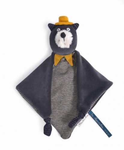 Moulin Roty Stofftier Grau Katze Les Moustaches